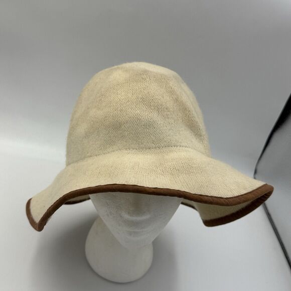 Collection Eighteen Wool Blend Hat Cloche Beige OS - Picture 12 of 12